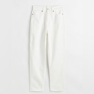 H&M slim mom ankle straight jeans, size 8